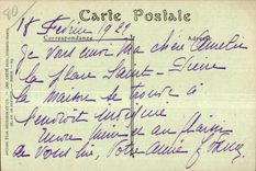 Abbeville - Place Holy Pierre Statue of Lesueur - CPA