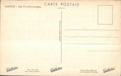 CPSM Amiens Market gardens