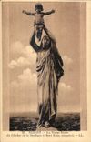 CPA Albert La Vierge Doree du Clocher de la Basilique