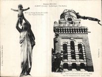 Two Part Card War 1914-1915 Albert Somme the Basilica