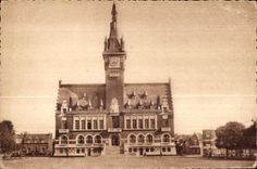 CPA Albert Somme Town hall