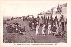 CPA Cayeux On Sea Boards And Cabins