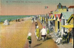 CPA Cayeux sur Mer Les Planches et le Casino