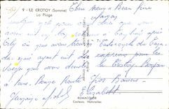 Le Crotoy - La Plage - CPA 