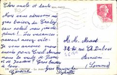 Le Crotoy - La Jetee - bateau - boat - CPA 