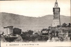 Draguignan - the Tower of Clock - CPA
