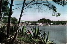 Island of Porquerolles - Sight of the village and Fort Sainte the Agathe - CPA