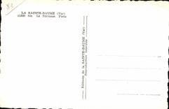 La Sainte Baume - La Terrasse - CPA 