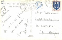 Les Sablettes - Plage de Mar Vivo - CPA 