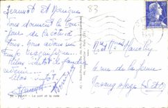 Agay - el puerto y los caminos - CPA