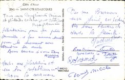 Saint Cyr sur Mer - Souvenir - CPA