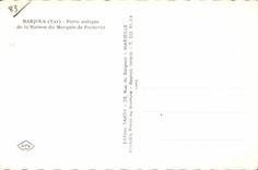 Barjols - Ancient Gate of the House of the Marquis de Ponteves - CPA