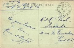 Fuente de Vaucluse - bordes del lago - CPA