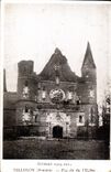 CPA Guerre 1914-1915 Tilloloy Summons Frontage of I Church