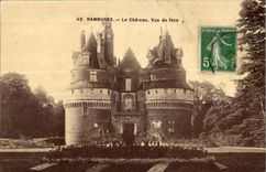 CPA Rambures the Castle Front view