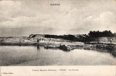 CPA Morocco Average Column Moulouya Tissaf Sources