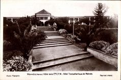 CPA Maroc Meknes Maroc Hotel De la Cie CFM Hotel Transatlantique de Meknes