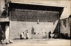 CPA Maroc Meknes La Fontaine El Adine