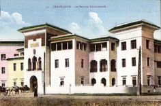 CPA Maroc Casablanca Les Services Administratifs