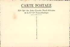 CPA Oudja Morocco Seen Towards the Large Mosque of I State Major