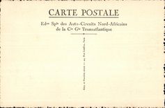 CPA Oudjda Morocco View towards the door Sidi Aissa