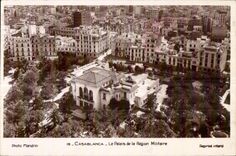 CPA Maroc Casablanca Le Palais de Region Militaire