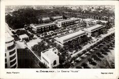 CPA Maroc Casablanca La caserne HeudeMilitaria 