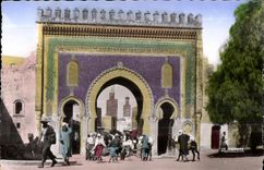 CPA Maroc Fes Porte de Boujeloud