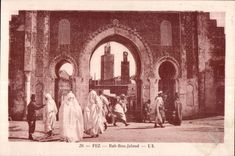 CPA Maroc Fez Bab Bou Jeloud