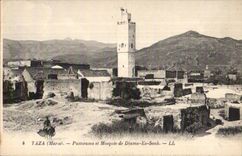 CPA Morocco Taza (Morocco) Panorama and Mosque of djama Es Souk