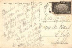 CPA Maroc Tanger La Grande Mosquee 