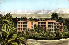 CPA Maroc Marrakech Hotel de la Menara et I Atlas (cline R Pigneux)