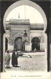 CPA Maroc Fez cour de la Grande Mosquee Karouijne