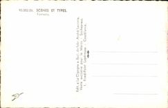 CPA Morocco Scenes And Standard Fantasia Horse Horse