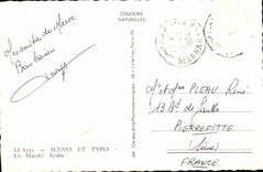 CPA Morocco Scenes And Standards an Arab Market