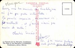 CPA La Plazuela de los Mariachis Guadalajara The Plaza of the Mariachis in Guadalajara Guadalajara Jalisco Mexico