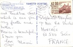 CPA Popocatepeti Y arbol de la bruja Amecameca Mexico The Popocatepeti volcano and the tree of the witch Armecameca Mex