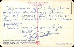 CPA Mexique Mexique Vista Palenque desde Templo del Conde Palenque as seen fron the Count Temple Palenque Chis Mexico