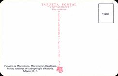 CPA Mexique Mexico Penacho de Mochtezuma Moctezuma s Heddress Museo nacional de Antropologia e Historia Mexico