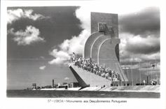 CPA Portugal Lisboa Monumento aos Descobrimentos Portugueses Feito em Portugal