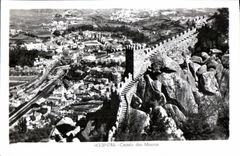 CPA Portugal Sintra Castelo back Mouros Feito EM Portugal