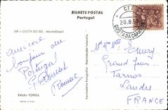 CPA Costa C Ground Shows Estoril Edicado Torres Bilhete Postal Portugal