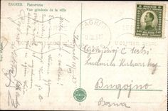 CPA Zagreb Panorama Croatia Croatia