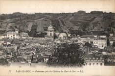 Bar the Duke - Panorama taken of the Castle of the Dukes of Bar - CPA