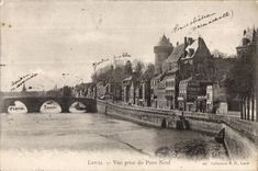 CPA Laval visto del nuevo puente