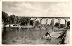 CPA Laval (Mayenne) el viaducto