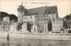 CPA Laval el castillo de las cuentas de Laval