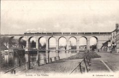CPA Laval el tren del viaducto