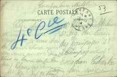 CPA Mayenne el castillo y la basilica nuestra senora L