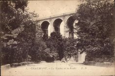 CPA Chaumont Le Viaduc et la Route